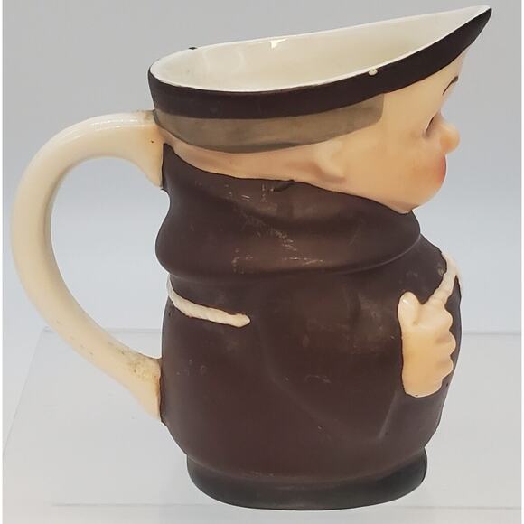 VTG Goebel Friar Tuck Monk Mini Creamer West Germany Hummel 4” Padres - Picture 4 of 7